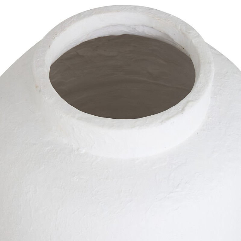 Vaza Elena, ceramica, alba, H.66 cm, 214078