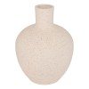 Vaza Ted, ceramica, alba, H.33 cm, 214119