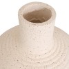 Vaza Ted, ceramica, alba, H.33 cm, 214119