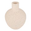 Vaza Ted, ceramica, alba, H.43 cm, 214120