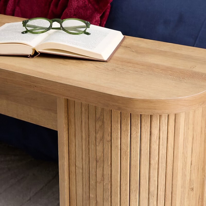 Bancheta Colva, MDF, bej, L.140 cm, 214200