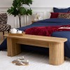 Bancheta Colva, MDF, bej, L.140 cm, 214200