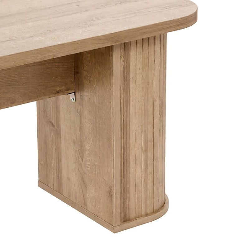 Bancheta Colva, MDF, bej, L.140 cm, 214200