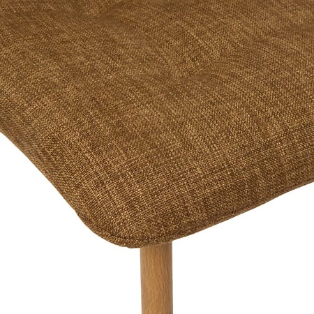 Scaun dining Sirac, metal, textil maro, H.84 cm, 214202B 
