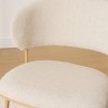 Scaun dining Alba, metal, poliester, bej, H.79 cm, 214205C