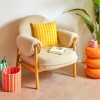 Fotoliu Ikaris, placaj frasin natural, boucle bej, H.83 cm, 214213