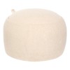 Taburet cu spatiu de depozitare Elior, MDF, boucle, crem, D.60 cm, 214223A
