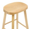Scaun bar Senka, lemn de ulm, bej, H.71 cm, 214265