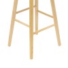 Scaun bar Senka, lemn de ulm, bej, H.71 cm, 214265