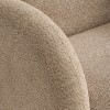 Fotoliu Fiva, placaj, textil boucle, bej, H.78 cm, 214270A