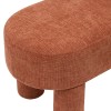 Bancheta Orska, MDF, textil chenille, ambra, L.96 cm, 214271