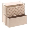 Cutie de depozitare jucarii Orso, metal, polipropilena, carton, bej, H.60 cm, 214402
