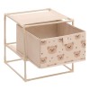Cutie depozitare copii Orso, metal, polipropilena, carton, bej, H.31 cm, 214403