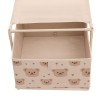 Cutie depozitare copii Orso, metal, polipropilena, carton, bej, H.31 cm, 214403
