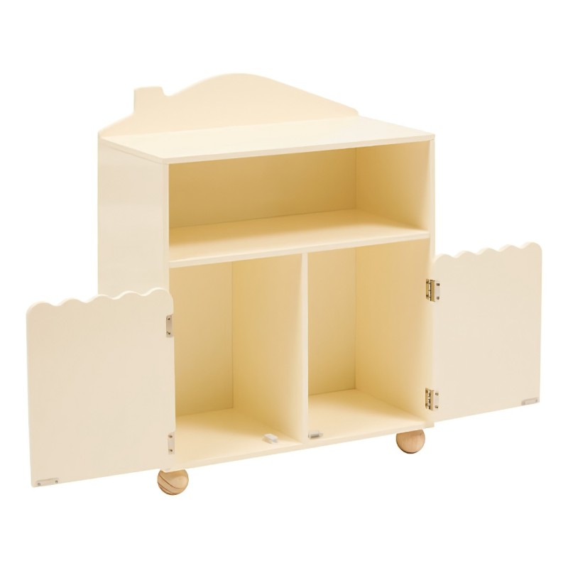 Biblioteca copii Bouli, MDF, bej, H.75 cm, 214487A