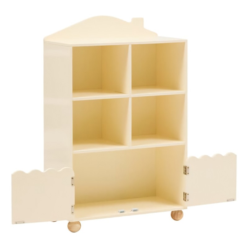 Biblioteca copii Bouli, MDF, bej, H.94 cm, 214488A