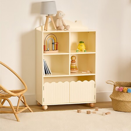 Biblioteca copii Bouli, MDF, bej, H.94 cm, 214488A 