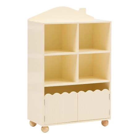 Biblioteca copii Bouli, MDF, bej, H.94 cm, 214488A 