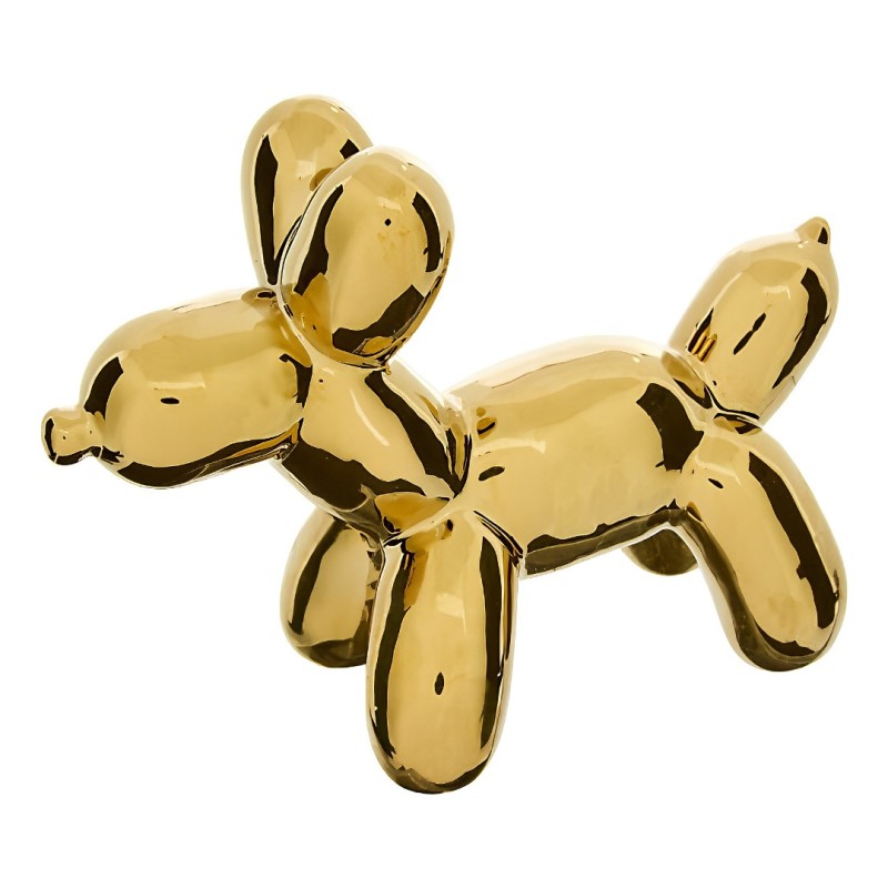 Decoratiune Theo, ceramica, aurie, L.19 cm, 214934A