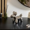 Decoratiune Theo, ceramica, argintie, L.19 cm, 214934B