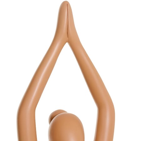 Statueta Sien, polirasina, galbena, H.38 cm, 214952 