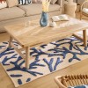 Covor Oceania, bumbac, bleu, 120X170 cm, 215463A