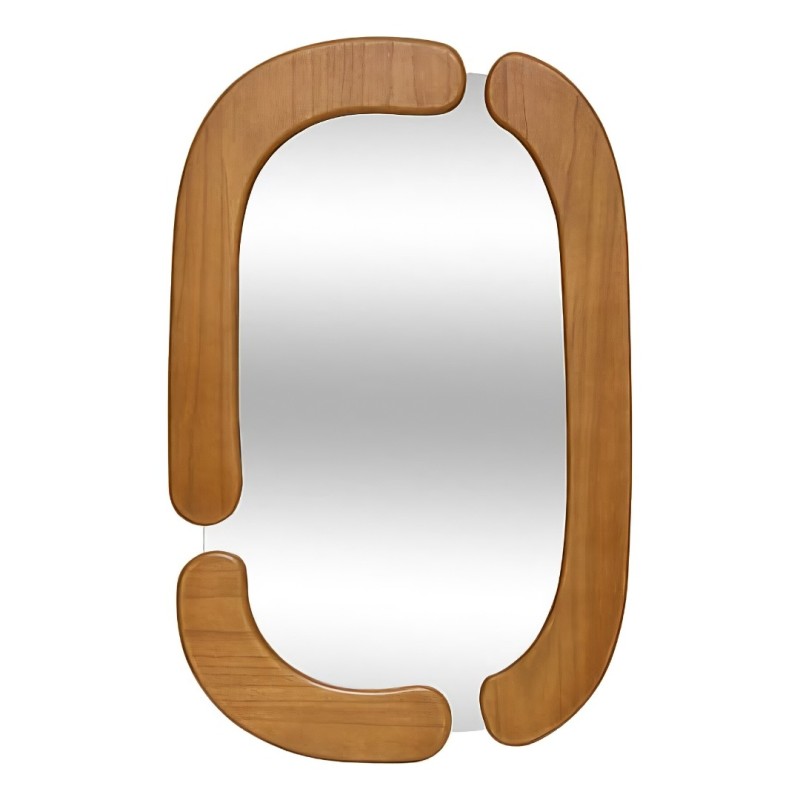 Oglinda Antoine, lemn, sticla, maro, H.114 cm, 215517