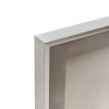 Tablou canvas Vivi, MDF, folie argintie, 78x78 cm, 215558