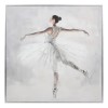 Tablou canvas Vivi, MDF, folie argintie, 78x78 cm, 215558
