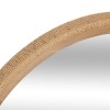 Oglinda Laia, MDF, sticla, maro, D.81 cm, 215579