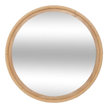 Oglinda Laia, MDF, sticla, maro, D.81 cm, 215579 