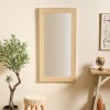Oglinda de perete Anaya, rama MDF aspect travertin, H.120 cm, 215580