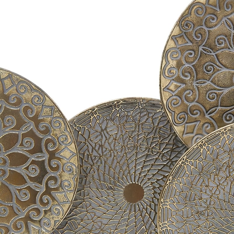 Decoratiune de perete Junon, auriu vintage, 51x118 cm, 215583