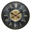 Ceas de perete Marvin, metal, negru, D.60 cm, 215589