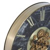 Ceas de perete Marvin, metal, negru, D.60 cm, 215589