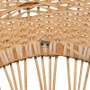 Decoratiune de perete Margie, material natural impletit, maro, D.80 cm, 218517