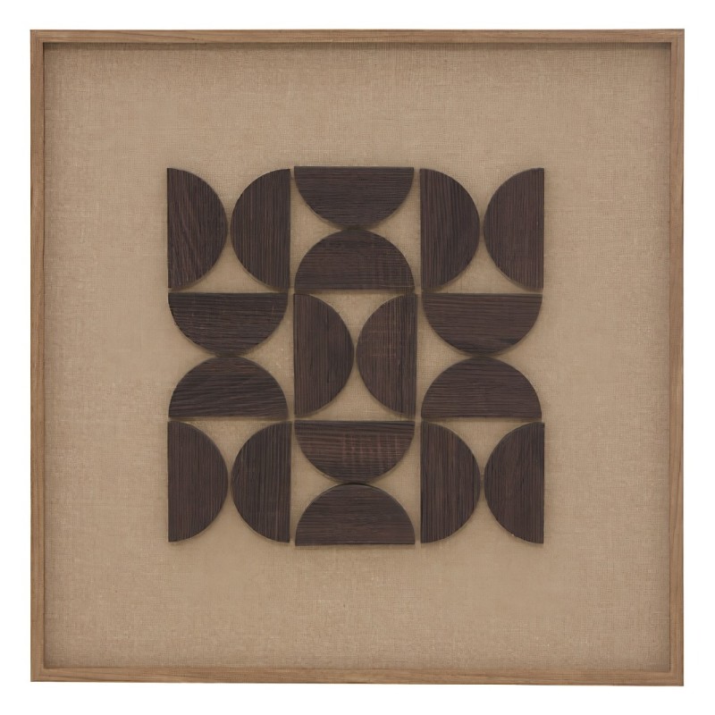 Tablou 3D canvas Nyer, MDF, bej, H.60 cm, 218528