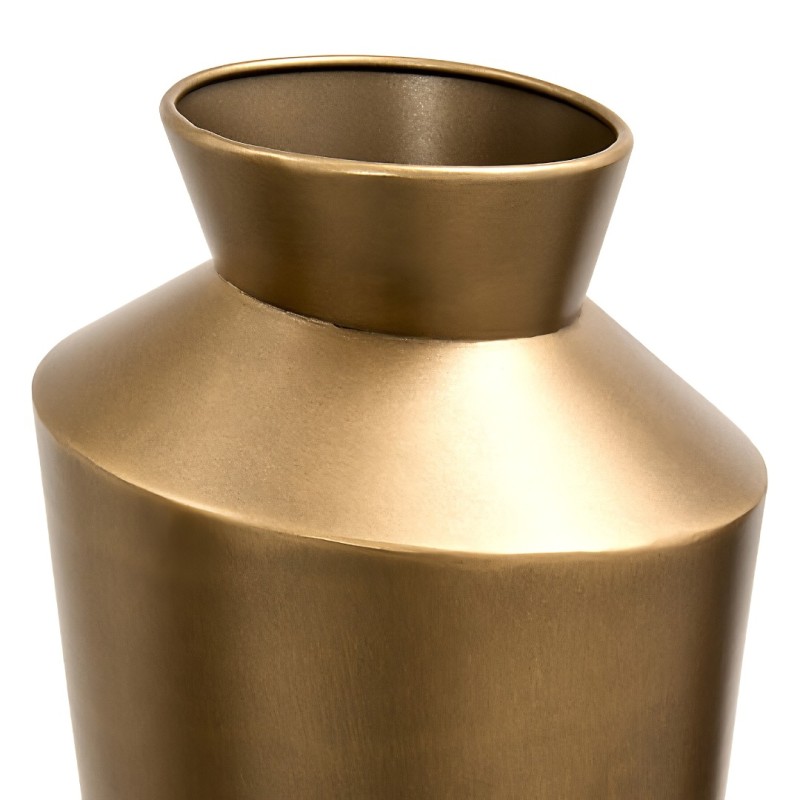 Vaza Barrel, metal, aurie, H.40 cm, 219018