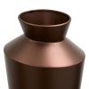 Vaza Barrel, metal, maro, H.40 cm, 219018A