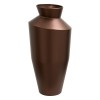 Vaza Barrel, metal, maro, H.40 cm, 219018A