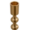 Set suport lumanari Tao, metal, auriu, H.16 cm, 219026
