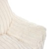 Fotoliu copii Muzi, spuma, textil, alb, H.47 cm, 219402