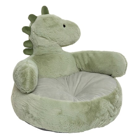 Fotoliu copii Zafa Dino, poliester, verde, H.42 cm, 219410A 