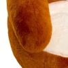 Fotoliu copii Zafa Fox, poliester, portocaliu, H.38 cm, 219410B