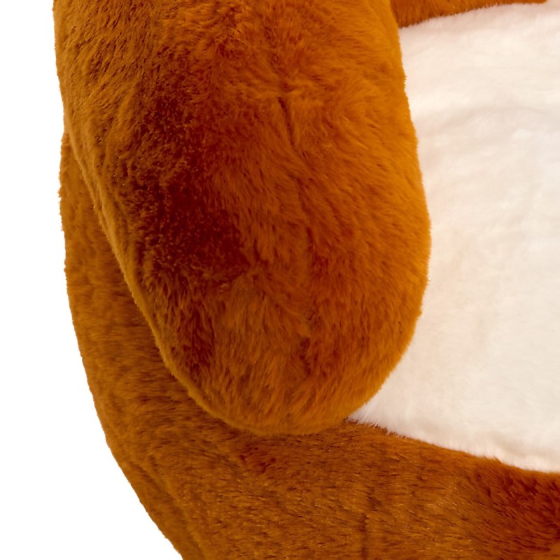Fotoliu copii Zafa Fox, poliester, portocaliu, H.38 cm, 219410B