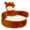 Fotoliu copii Zafa Fox, poliester, portocaliu, H.38 cm, 219410B