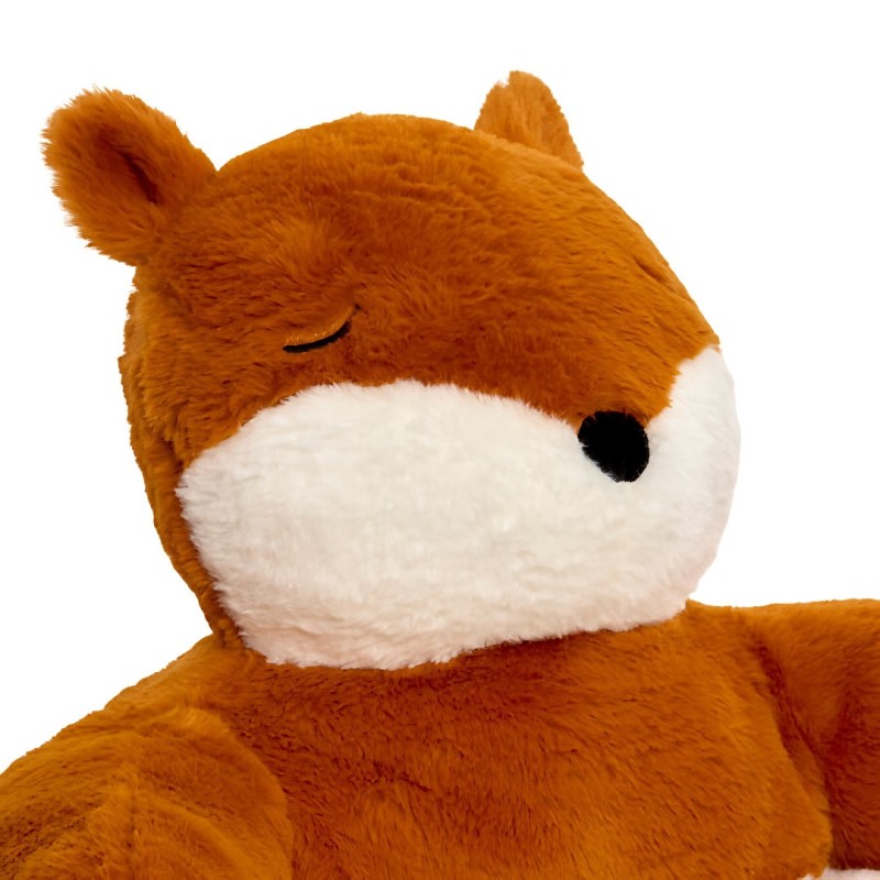 Fotoliu copii Zafa Fox, poliester, portocaliu, H.38 cm, 219410B
