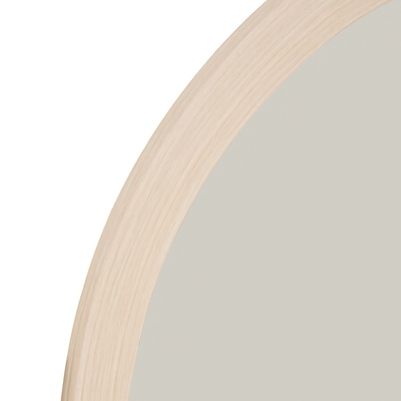 Oglinda Kendra, plastic, sticla, crem, H.98 cm, 219664