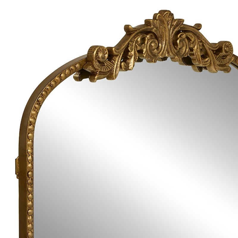 Oglinda Mary, metal, sticla, aurie, H.160 cm, 219689