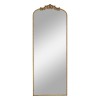 Oglinda Mary, metal, sticla, aurie, H.160 cm, 219689